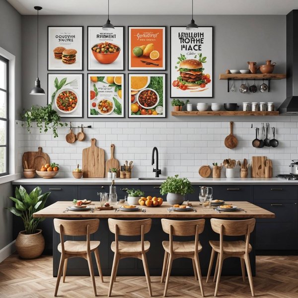 Revitalisez votre Espace Culinaire: Comment Transformer votre Cuisine avec des Affiches et des Posters Tendance